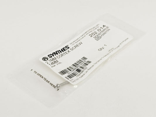 Synthes 202.014 2.7MM Cortex Screw 14MM