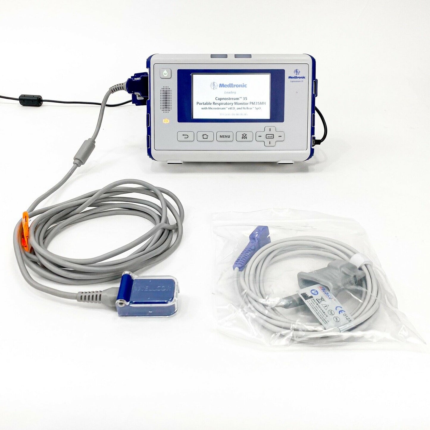 Medtronic Capnostream 35 Portable CO2 SPO2 Monitor - SpO2 Sensor Included