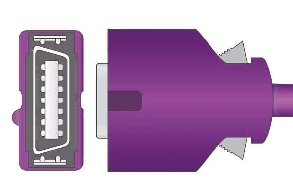 Covidien > Nellcor Compatible SpO2 Adapter Cable 10ft