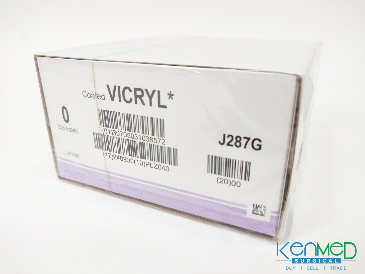 Ethicon J287G Coated Vicryl (Polyglactin 910) Ligature Undyed Braided (EXP 09-30-2024)