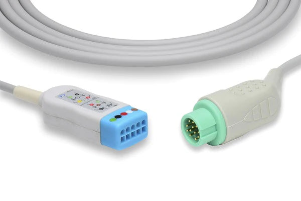 Mindray > Datascope Compatible ECG Trunk Cable - 009-003652-00 - 3 / 5 Leads