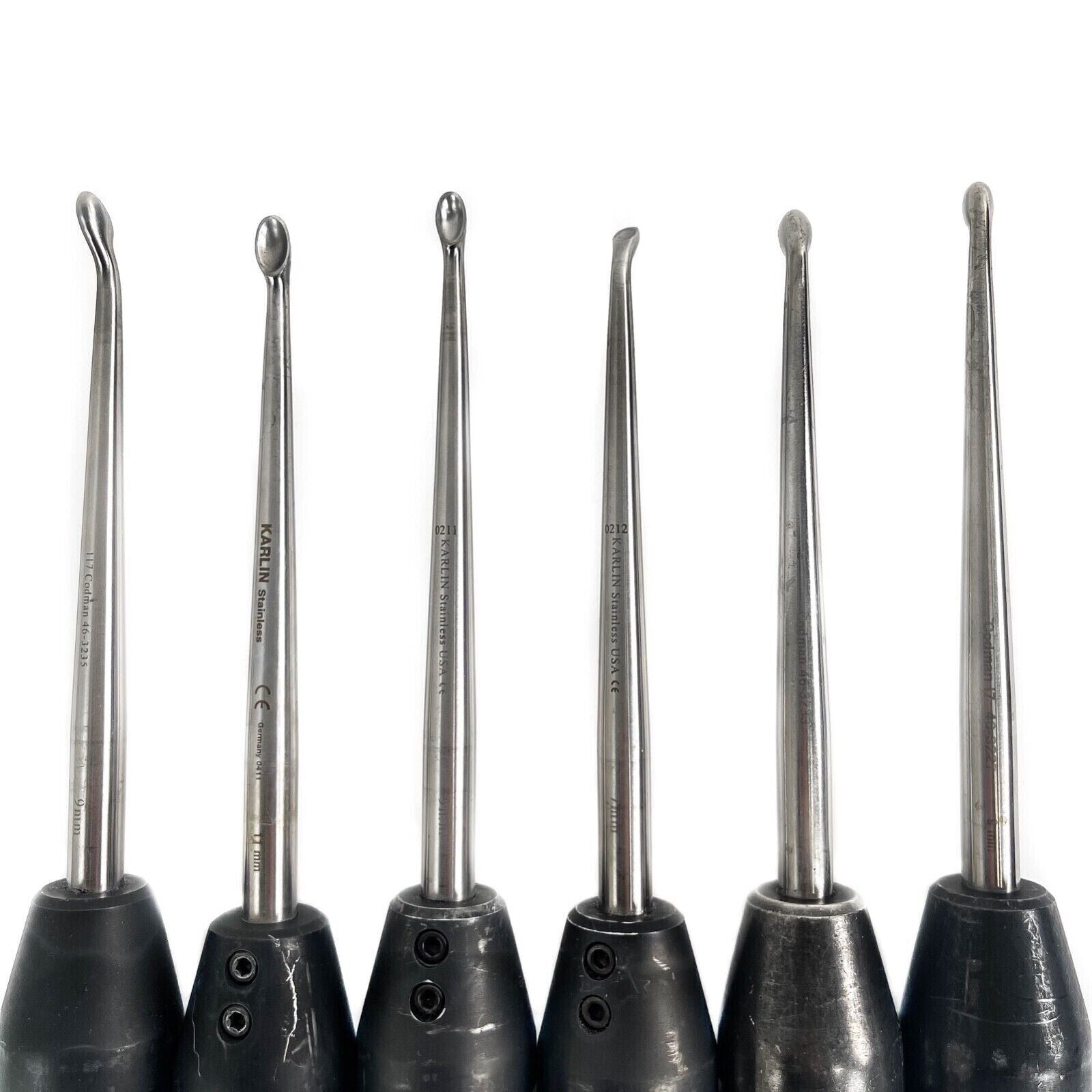 Codman Karlin XL Magnum Cup Curette Set 46-3231 46-3230 46-3229 46-3232