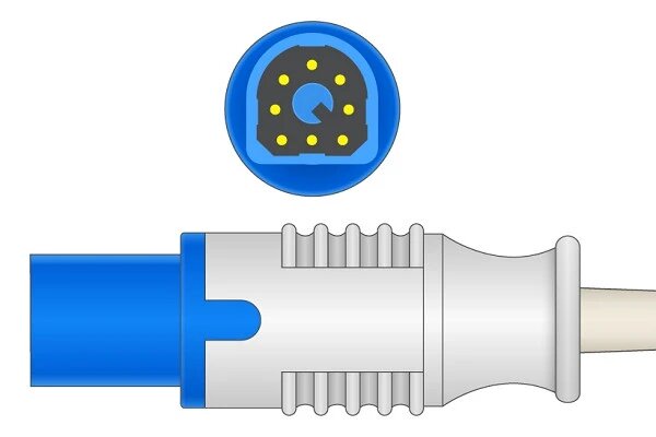 Philips Compatible SpO2 Adapter Cable 10ft