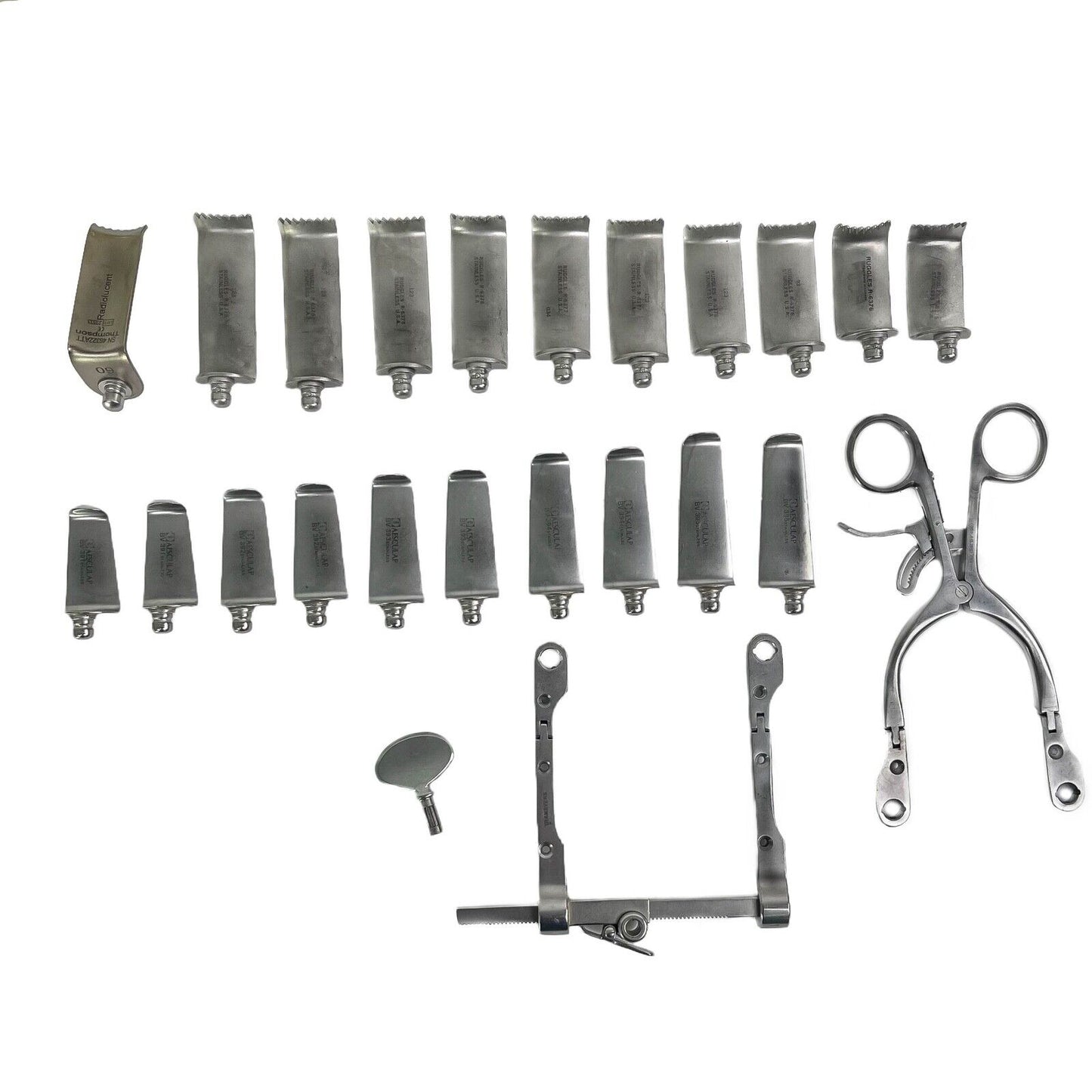 Aesculap Caspar Cervical Retractor System; Integra Retractor Blades BW267T R6375