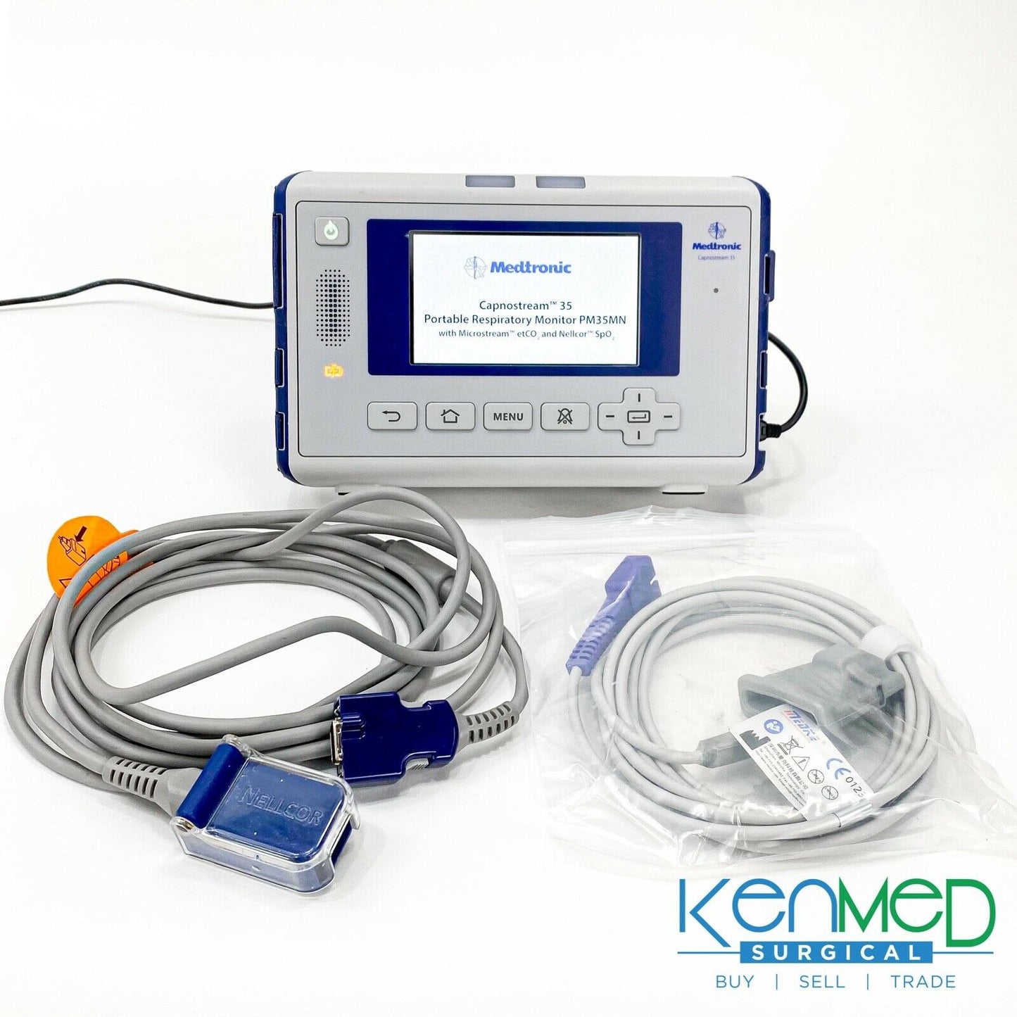 Medtronic Capnostream 35 Portable CO2 SPO2 Monitor - SpO2 Sensor Included