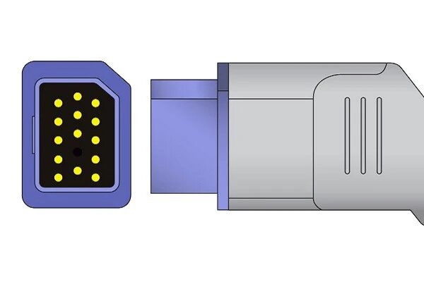 Nihon Kohden Compatible SpO2 Adapter Cable 10ft