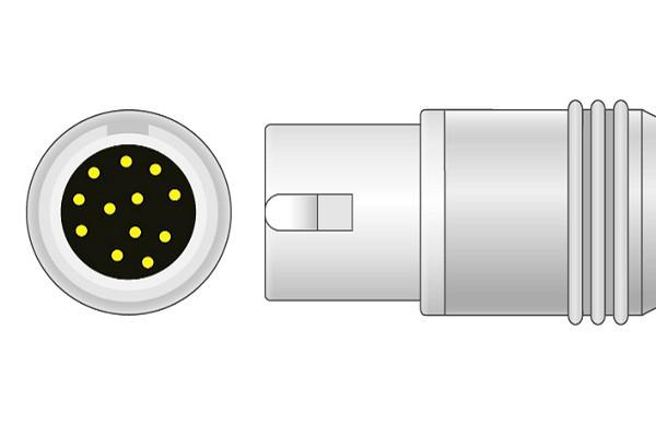 Philips Compatible Disposable Direct-Connect ECG Cable - M1977A