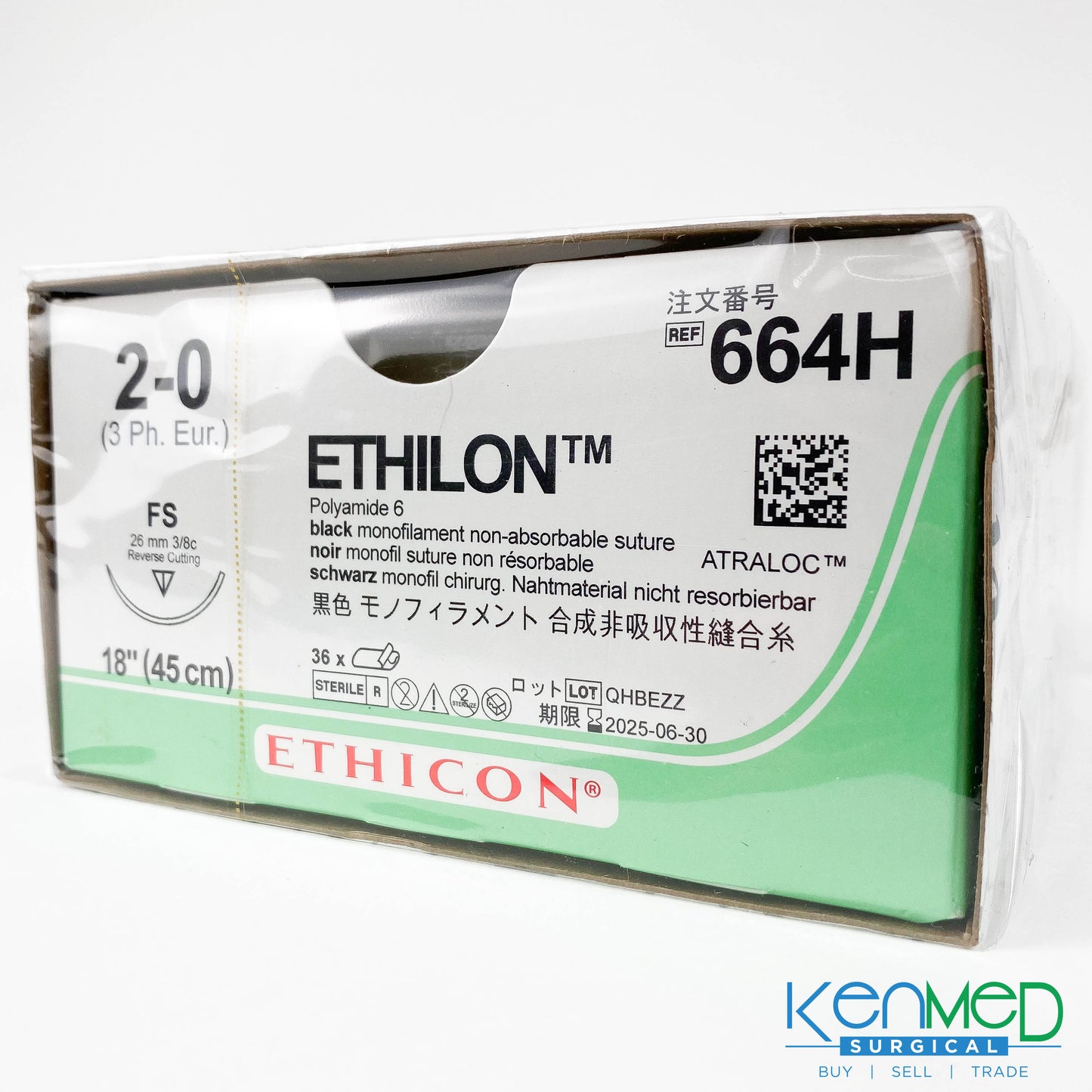 Ethicon 664H Ethilon TM Polyamide 6