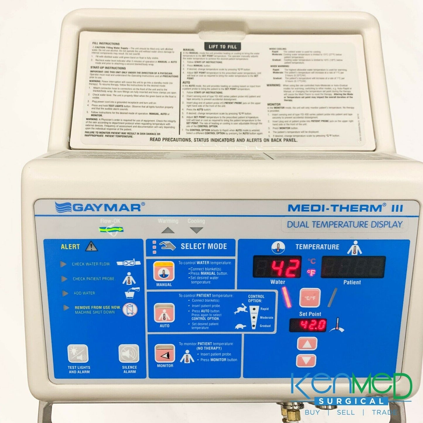 Gaymar MTA7900 Medi-Therm III Hypo/Hyperthermia Machine