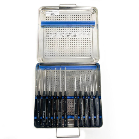 Codman, Microdiscectomy KARLIN Angled Curette Instrument Set with Case