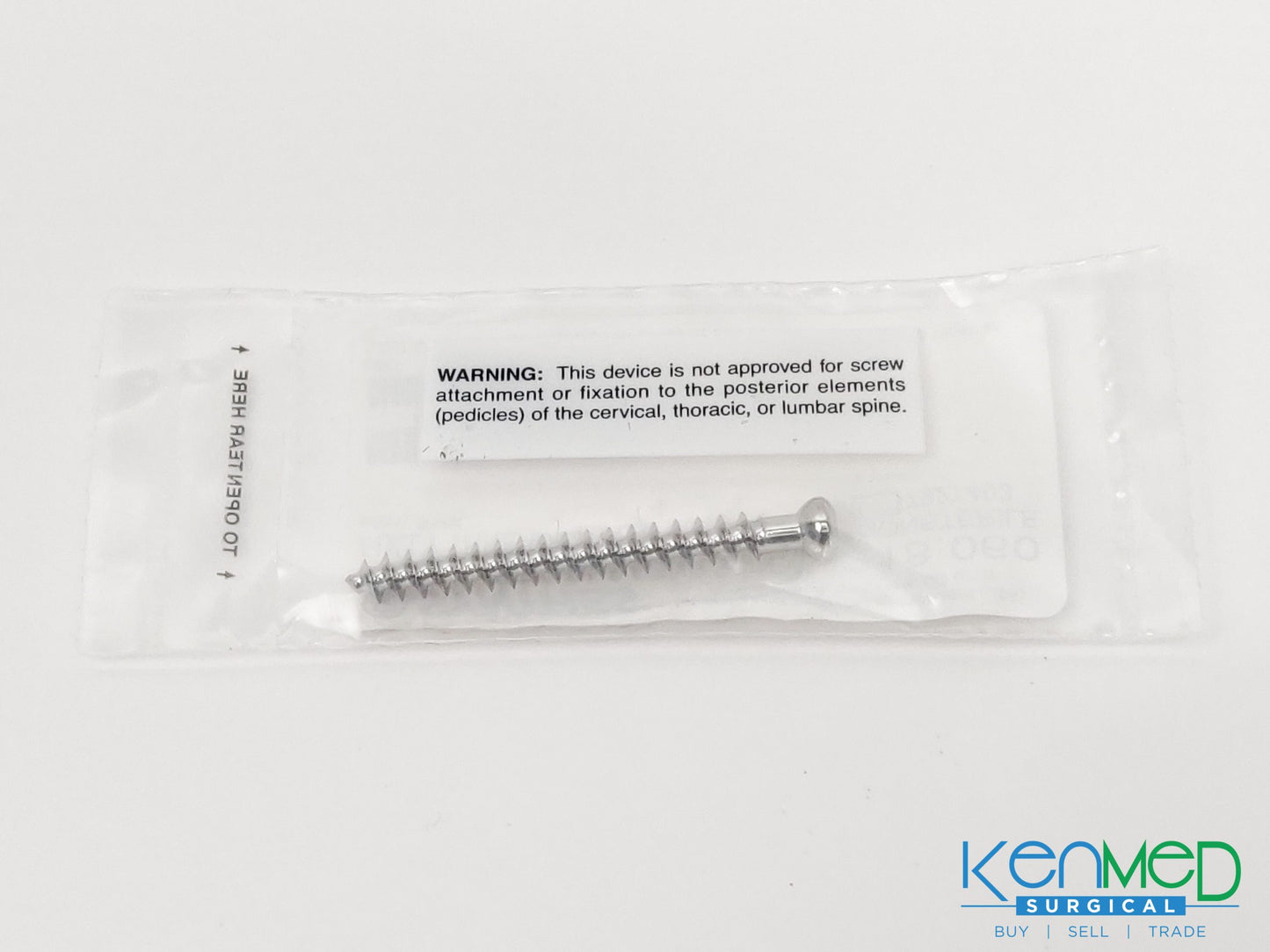 Synthes 218.060 6.5MM Cancellous Bone Screw Fully Threaded/60MM