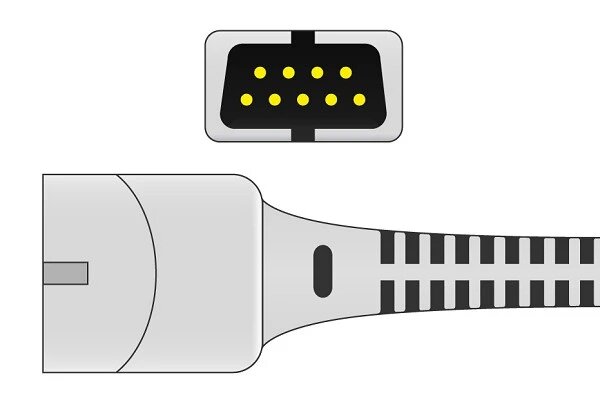 Philips Compatible Short SpO2 Sensor - M1196T - Adult Clip