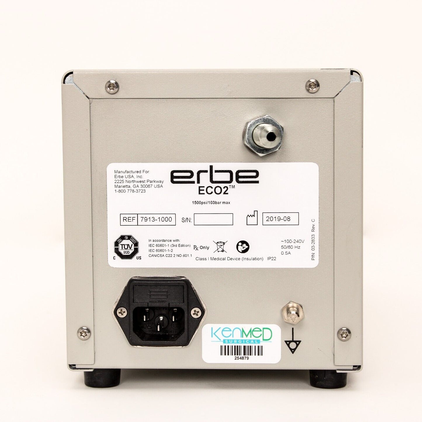 ERBE EC02 CO2 Endoscopic Insufflator 7913-1000