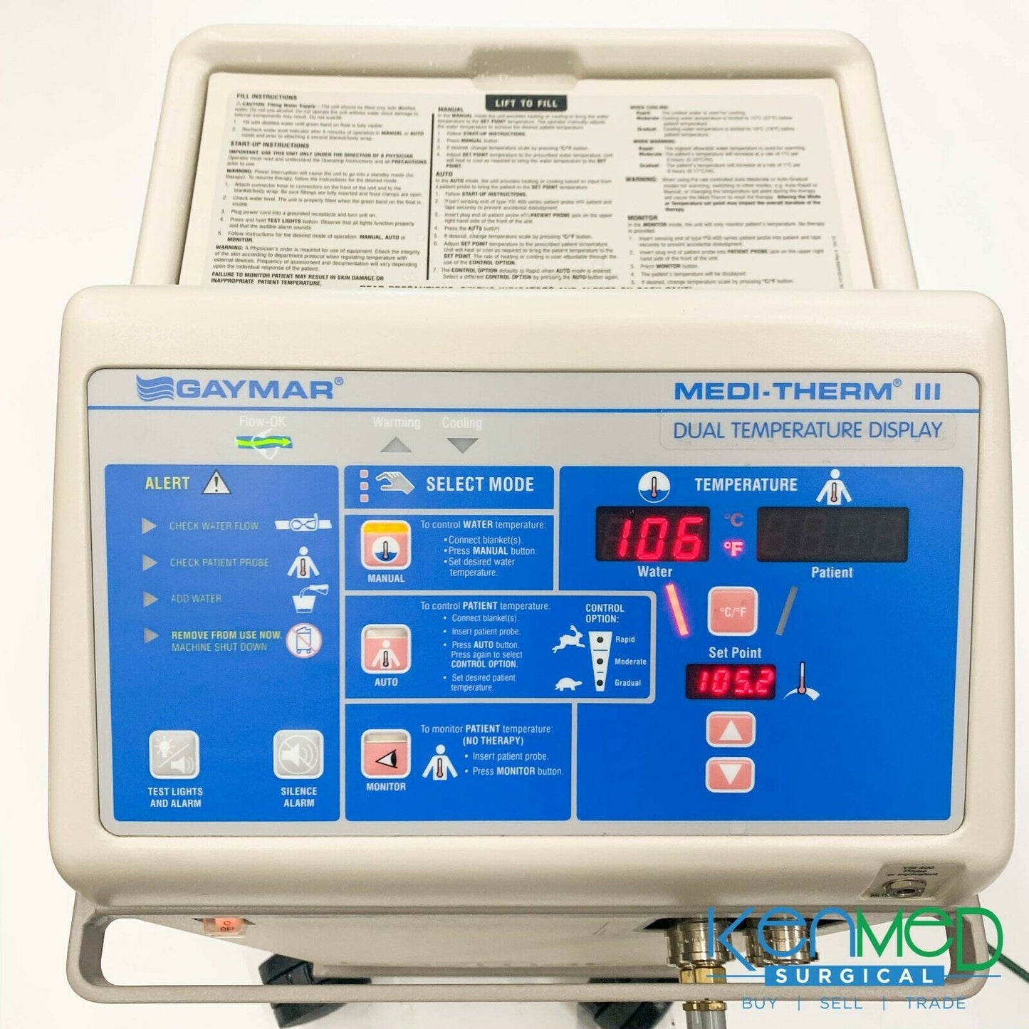 Gaymar MTA7900 Medi-Therm III Hypo/Hyperthermia Machine