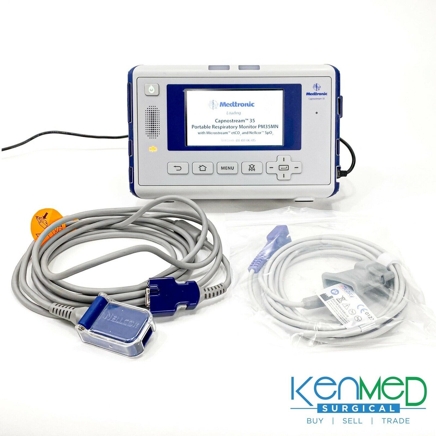 Medtronic Capnostream 35 Portable CO2 SPO2 Monitor - SpO2 Sensor Included