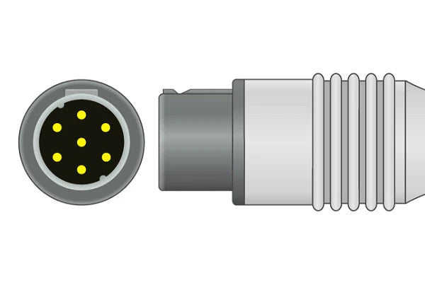 Welch Allyn Compatible SpO2 Adapter Cable - 001966-E - 3.5 ft