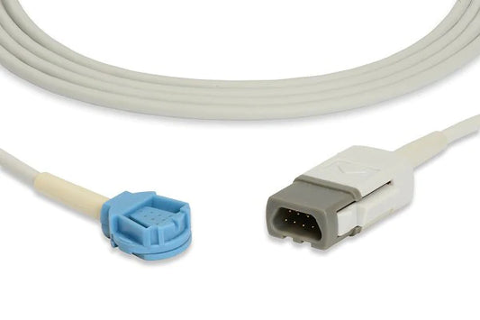 Datex Ohmeda Compatible SpO2 Adapter Cable - OXY-MC3 - 7 ft