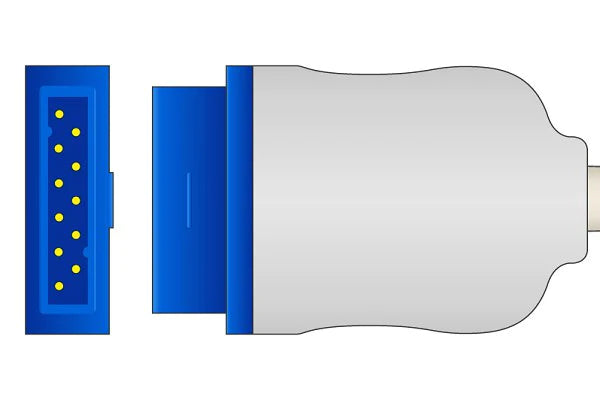 GE Healthcare > Marquette Compatible SpO2 Adapter Cable - 7 ft - E708-21M0