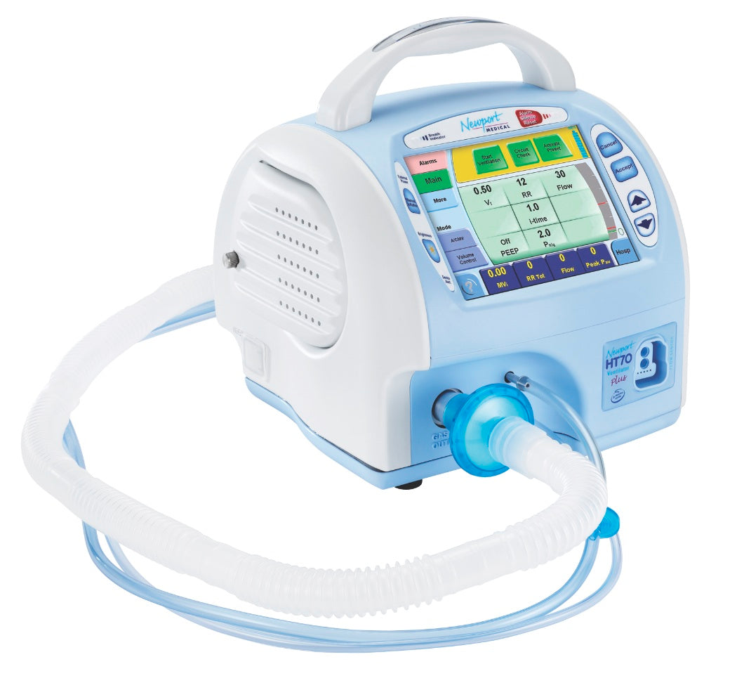 Newport Medical HT70 Plus Ventilator with Cruiser Cart