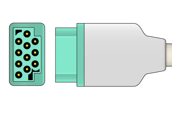 Datex Ohmeda Compatible ECG Trunk Cable - M1020546 - 5 Leads