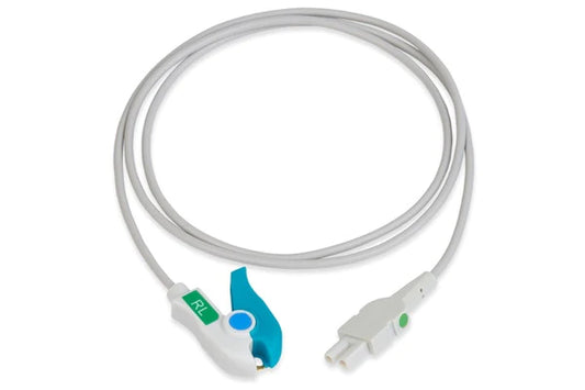 GE Healthcare > Marquette Compatible ECG Leadwire - 412680-003 - Leads Pinch/Grabber, RL