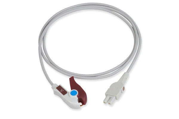 GE Healthcare > Marquette Compatible ECG Leadwire - 412680-005 - Leads Pinch/Grabber, V-Lead