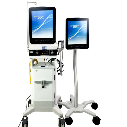 Nihon Kohden NKV-550 Series Ventilator System; Graphic User Interface DOM 2020