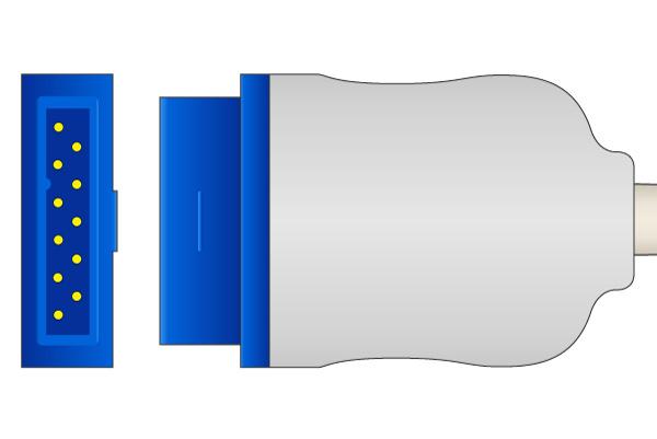 GE Healthcare > Marquette Compatible SpO2 Adapter Cable - E708-210