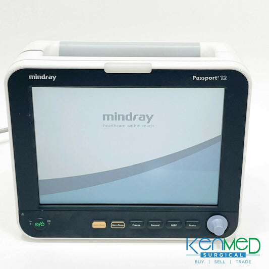 Mindray Passport 12 Vital Signs Monitor Masimo SPO2 Arrythmia NIBP 6105F-PA00003