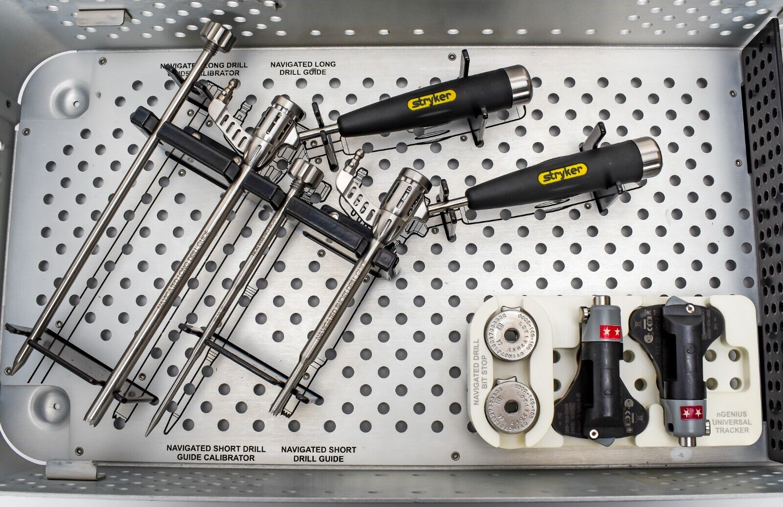 Stryker Navigated Drill Guide Set 6002-140-200 6002-190-100 6002-140-000 6002-19
