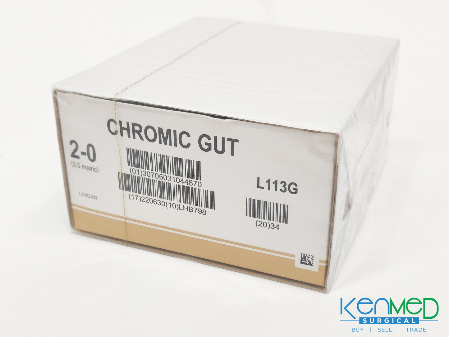 Ethicon L113G Chromic Gut (EXP 06-30-2022)