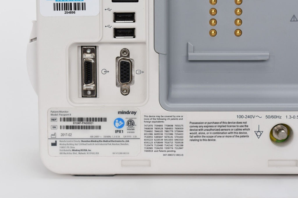 Mindray Passport 8 Patient Monitor Accessories 6104F-PA00003