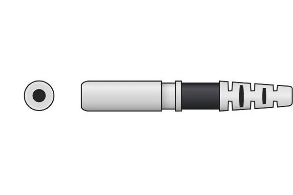 DIN Style Compatible ECG Leadwire 3 Leads Snap