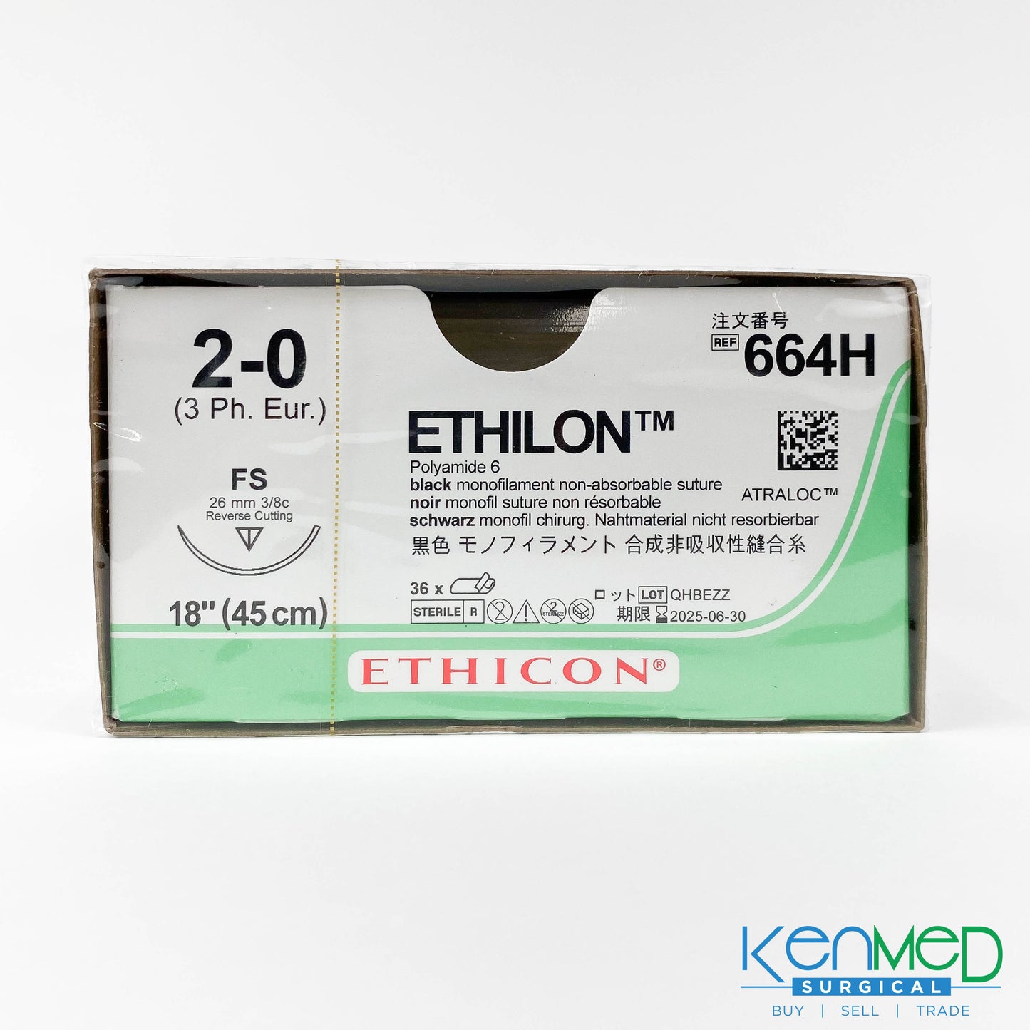 Ethicon 664H Ethilon TM Polyamide 6