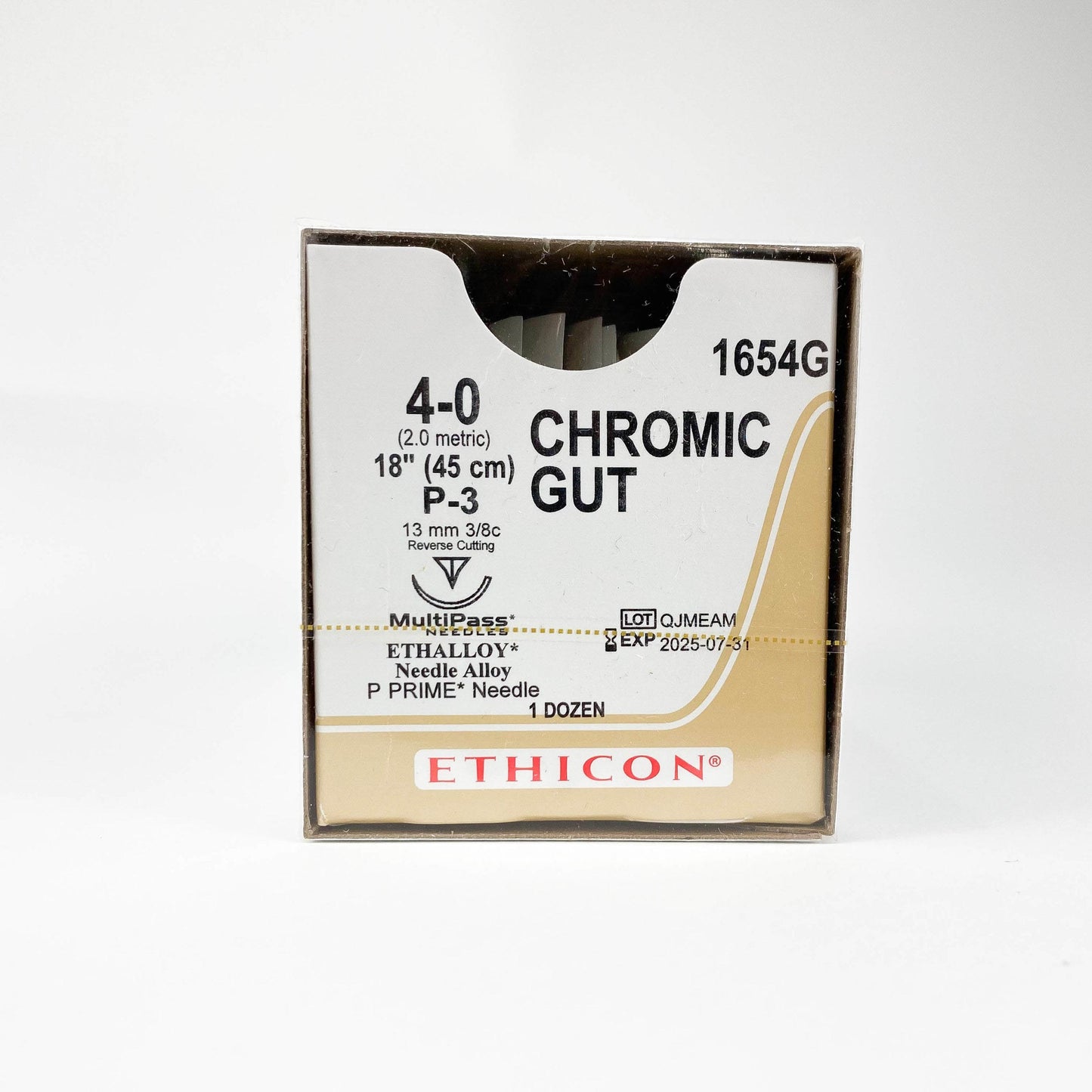 Ethicon 1654G Chromic Gut (EXP 07-31-2025)