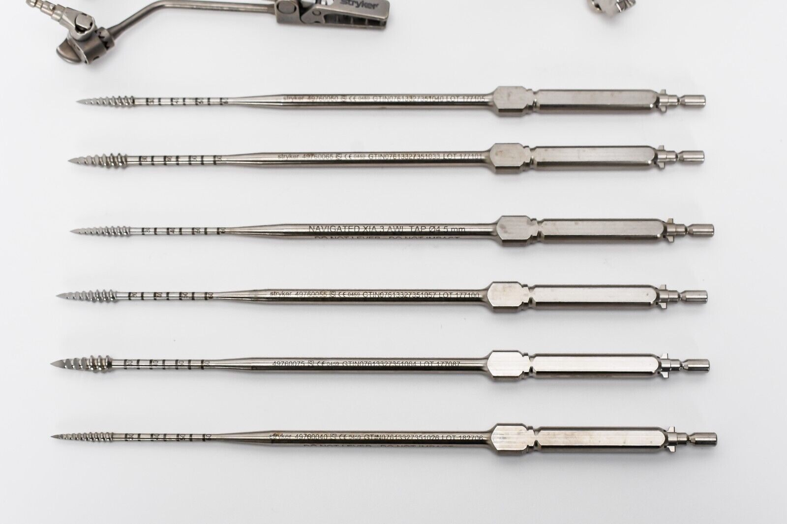 Stryker Spine Navigation Instrument System 6001-35 6002-50 6000-014-000